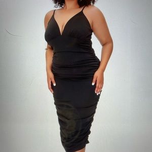 Forever 21 Black midi dress 0x never worn NWT